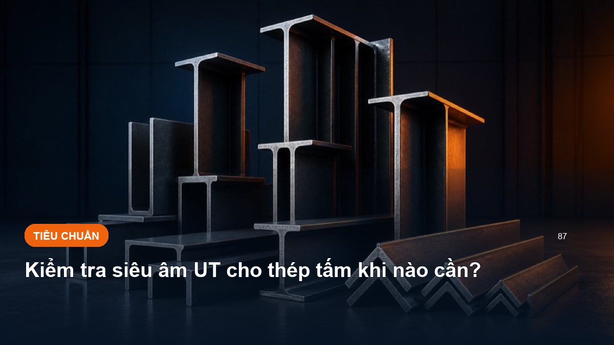 Kiểm tra siêu âm UT cho thép tấm khi nào cần?