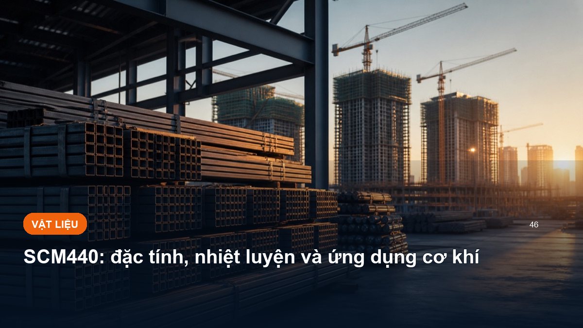 SCM440: đặc tính, nhiệt luyện và ứng dụng cơ khí