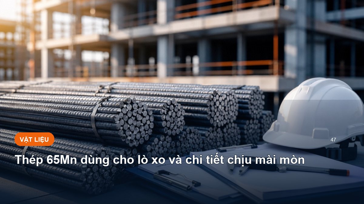 Thép 65Mn dùng cho lò xo và chi tiết chịu mài mòn
