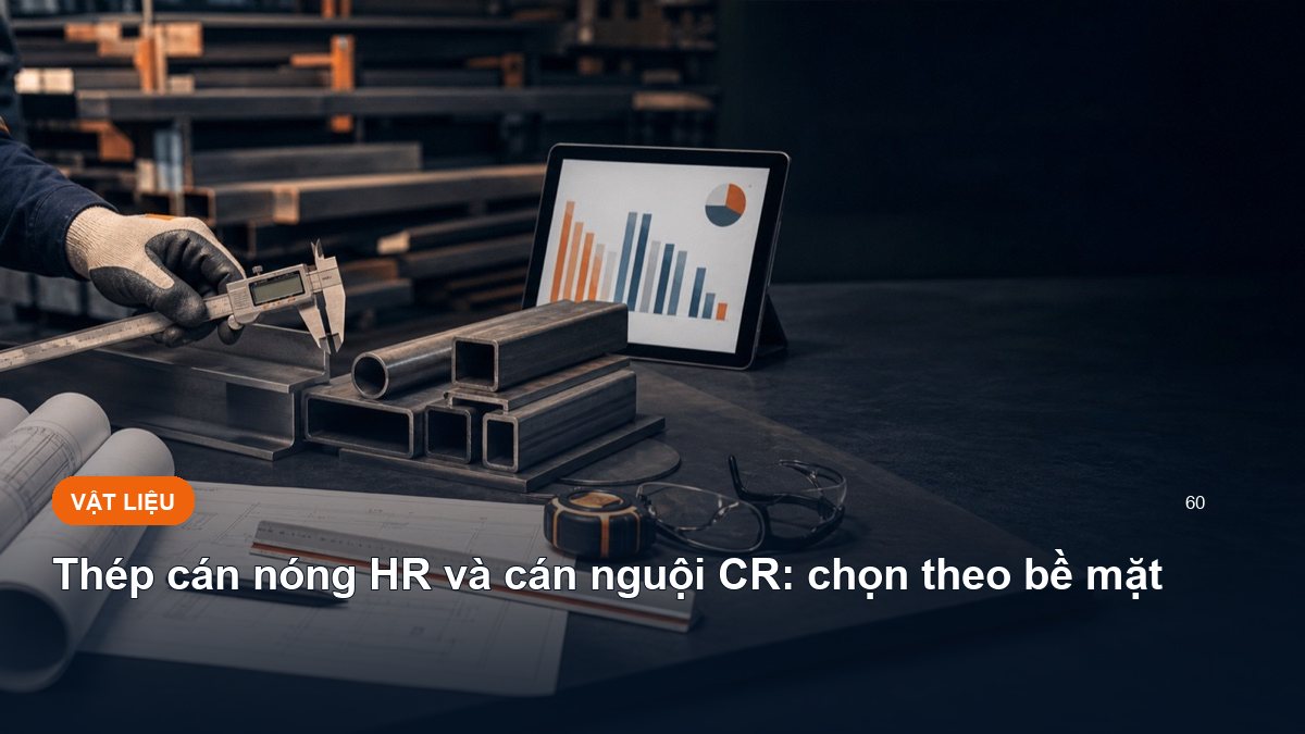 Thép cán nóng HR và cán nguội CR: chọn theo bề mặt